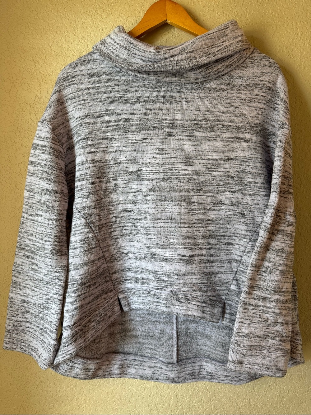 Anthropologie Purple Cowl Neck Sweater